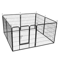 31.5" Dog Pet Playpen Heavy Duty Metal Exercise Fence Hammigrid 8 Panel