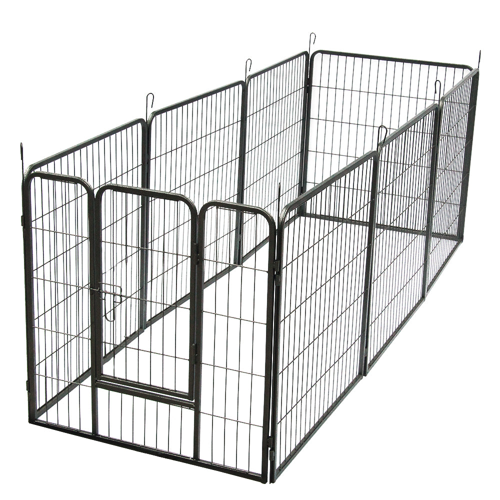 31.5" Dog Pet Playpen Heavy Duty Metal Exercise Fence Hammigrid 8 Panel