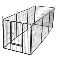 31.5" Dog Pet Playpen Heavy Duty Metal Exercise Fence Hammigrid 8 Panel