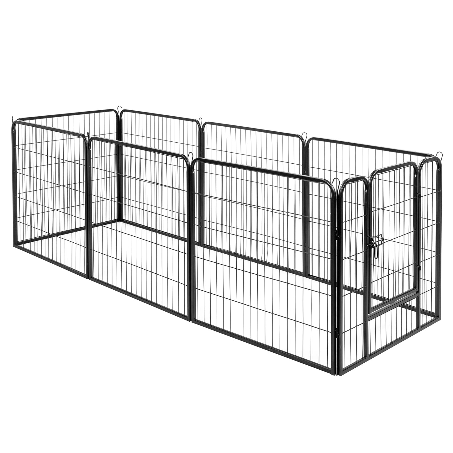 31.5" Dog Pet Playpen Heavy Duty Metal Exercise Fence Hammigrid 8 Panel