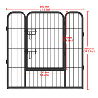 8-Panels High Quality Wholesale Cheap Best Large Indoor Metal Puppy Dog Run Fence / Iron Pet Dog Playpen