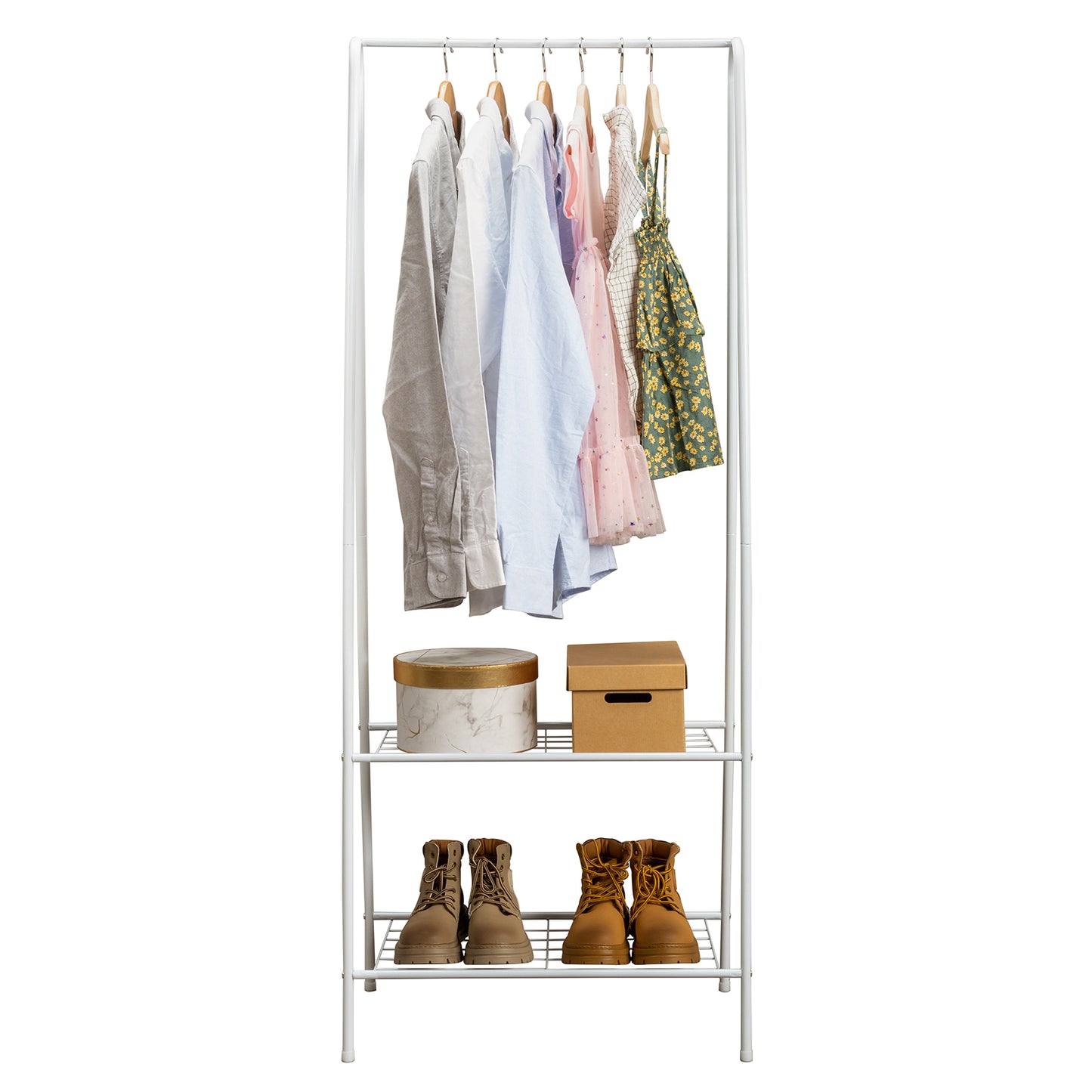 2-Tier Durable Shelf for Shoes Clothes Storage