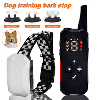 Electric Pet Dog Training Collar Shock Anti-Bark Electronic Remote Rechargeable