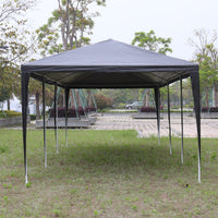 10'x30' Outdoor Party Tent with 8 Removable Sidewalls, Waterproof Canopy Patio Wedding Gazebo, Black