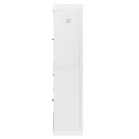 FCH Single Drawer Double Door Storage Cabinet White