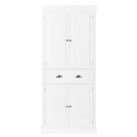 FCH Single Drawer Double Door Storage Cabinet White