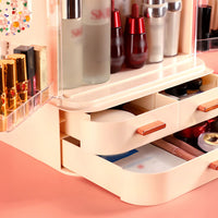 Joybos® Multifunctional Makeup Case With Rotatable LED Mirror