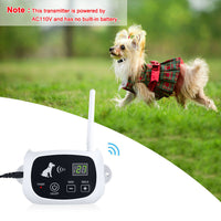 Wireless Dog Fence Pet Containment System Waterproof Training Collars For 2 dogs