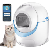 Self-Cleaning Cat Litter Box, Automatic Cat Litter Box for Multiple Cats with APP Control/Safety Protection (FBA NOT FBA logistics