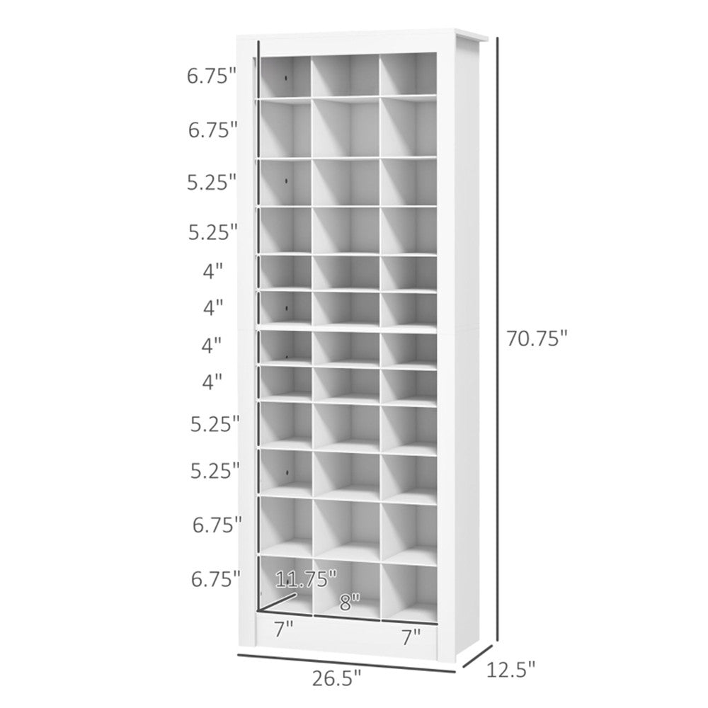 Shoe Storage Cabinet-White