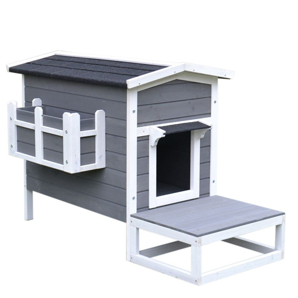 Wooden Cat House