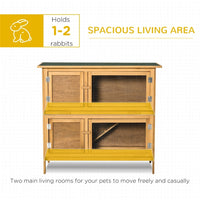 Solid Wood Rabbit Hutch