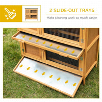 Solid Wood Rabbit Hutch