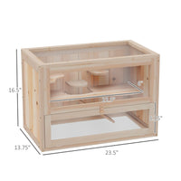 Wooden Hamster Cage