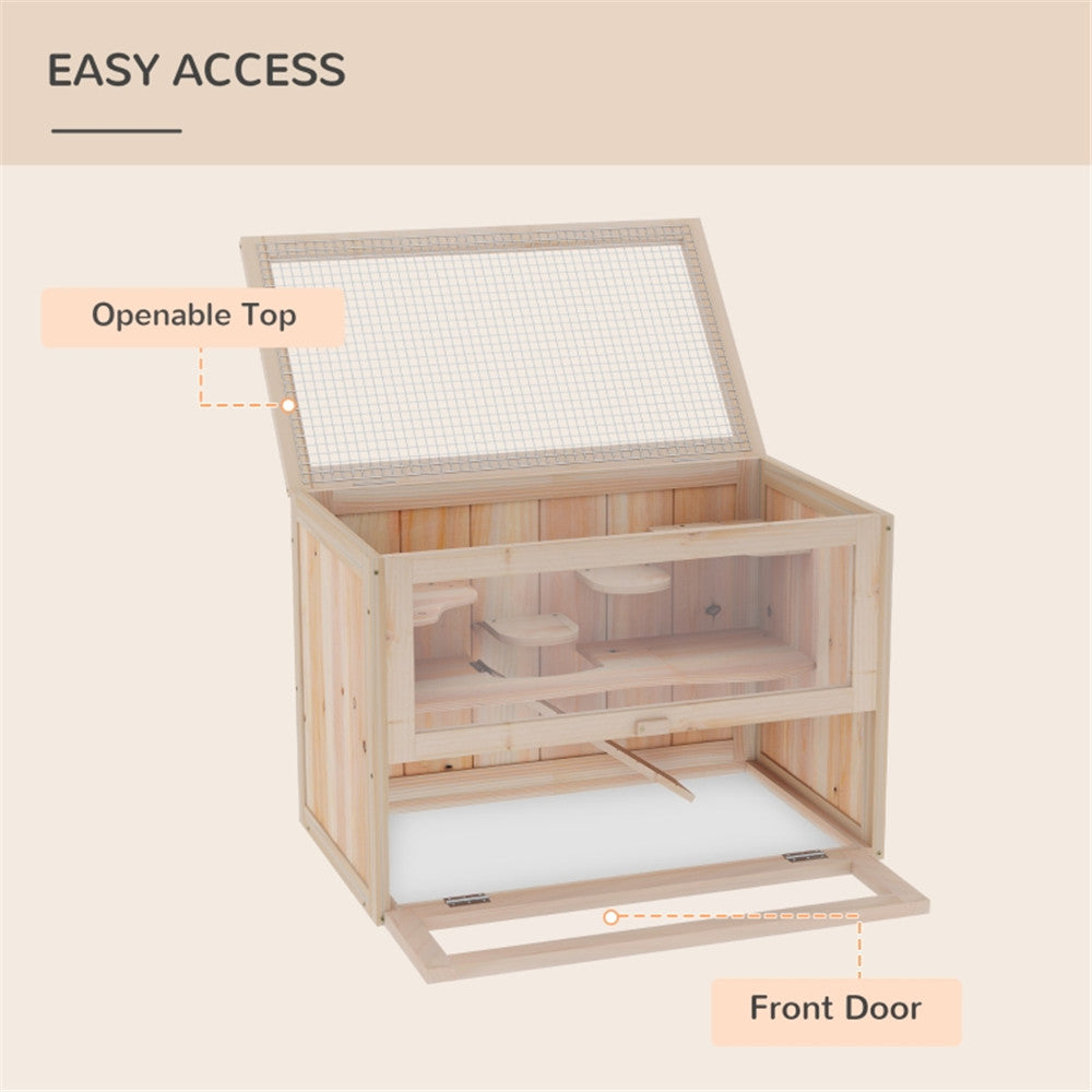 Wooden Hamster Cage