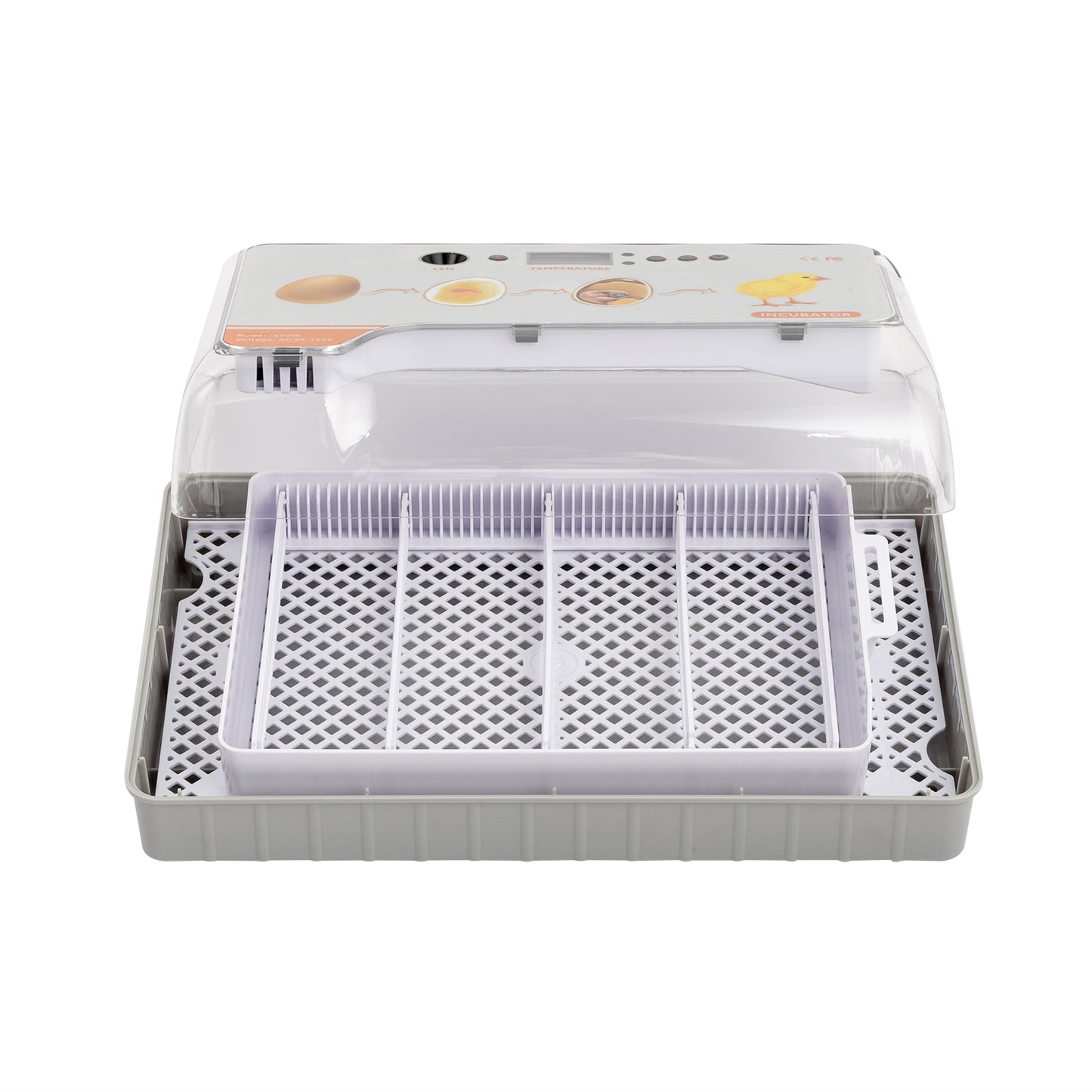 Egg Incubator, 9-20 Eggs Fully Automatic Poultry Hatcher Machine with Temperature Display, Candler, Temperature Control & Turner, for Hatching Chickens Quail Duck Goose Turkey