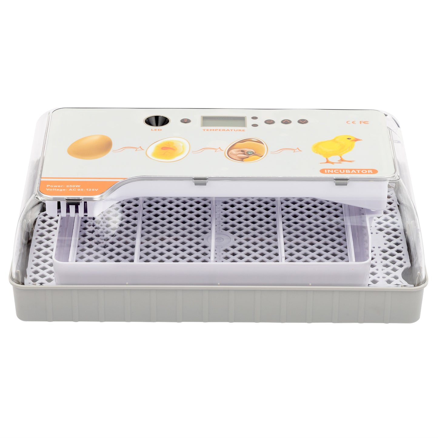 Egg Incubator, 9-20 Eggs Fully Automatic Poultry Hatcher Machine with Temperature Display, Candler, Temperature Control & Turner, for Hatching Chickens Quail Duck Goose Turkey