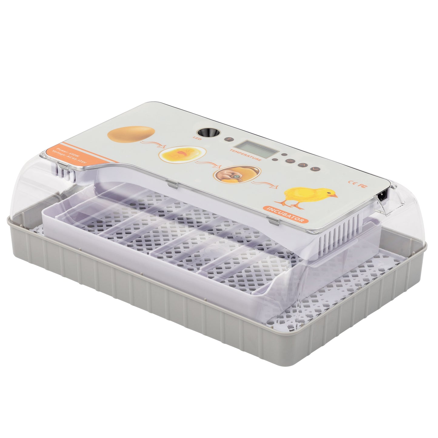 Egg Incubator, 9-20 Eggs Fully Automatic Poultry Hatcher Machine with Temperature Display, Candler, Temperature Control & Turner, for Hatching Chickens Quail Duck Goose Turkey