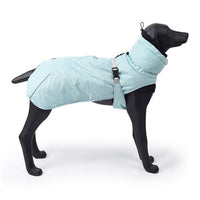 New Style Dog Winter Jacket with Waterproof Warm Polyester Filling Fabric-（blue，size XL）