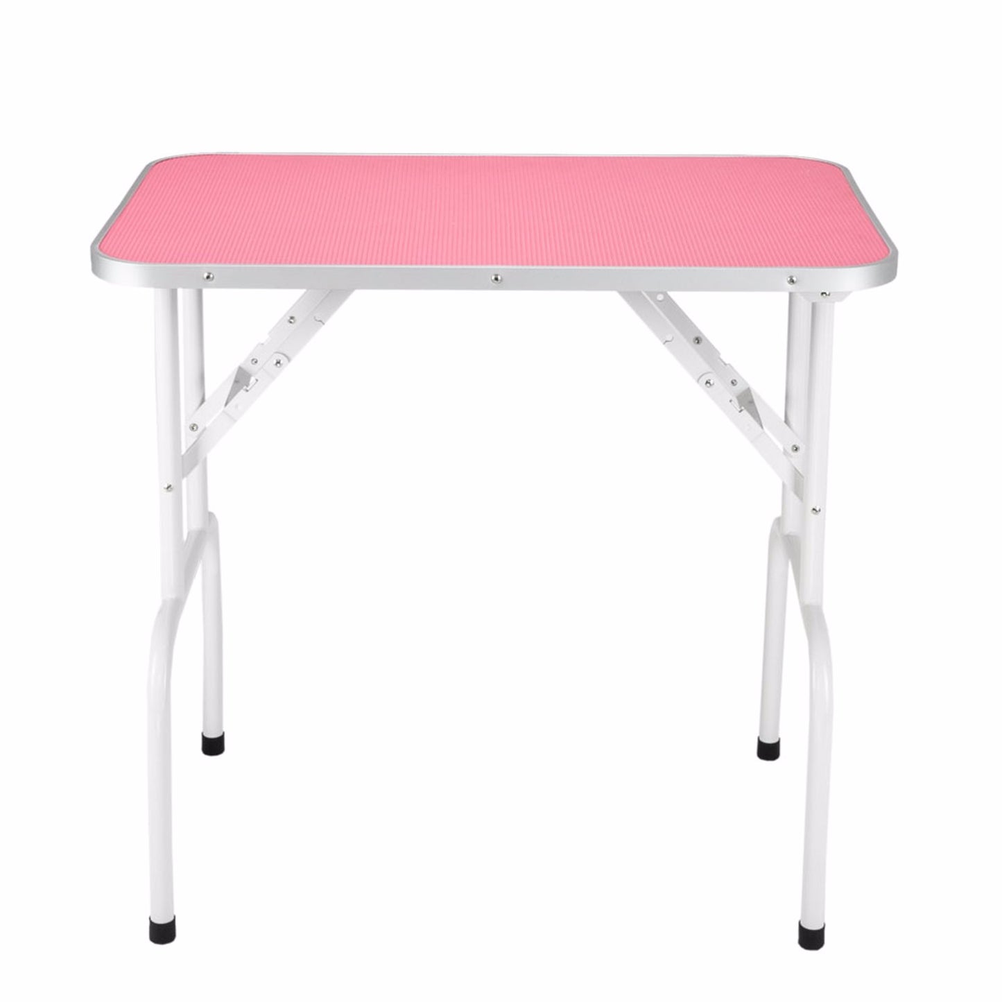 32" Foldable Pet Grooming Table with Adjustable Arm Pink