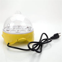 7-Egg Mini Practical Poultry Electric Incubator (US Standard) Yellow