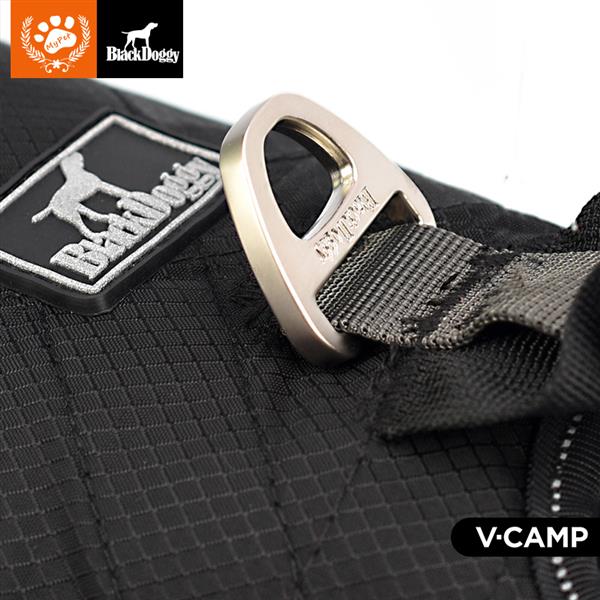 Professional Dog Harness Adjustable Pet Body Harness Vest Visible at Night Outdoor Training Harnesses Premium Quality Chest Straps No-Pull Effect--（black，size L）