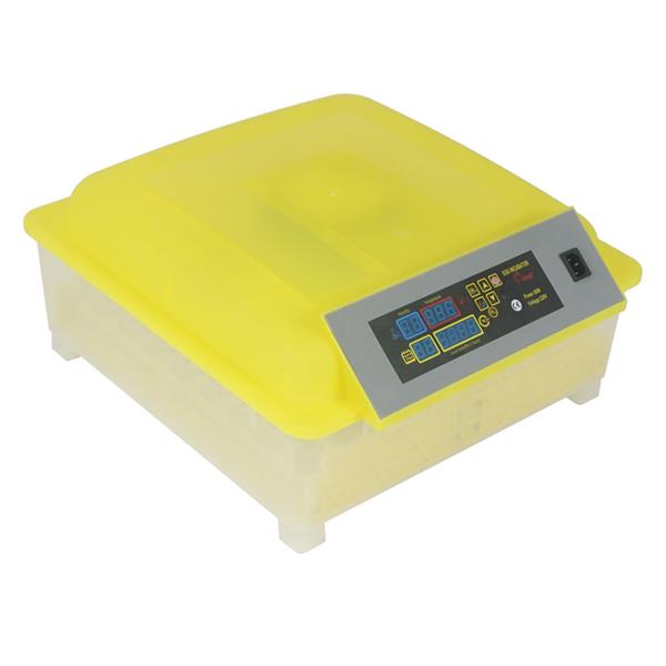 48-Egg Practical Fully Automatic Poultry Incubator (US Standard) Yellow & Transparent