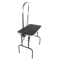 32" Foldable Pet Grooming Table with Adjustable Arm Black