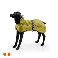 Dog Coats Small Waterproof,Warm Outfit Clothes Dog Jackets Small,Adjustable Drawstring Warm And Cozy Dog Sport Vest-（Green size M）