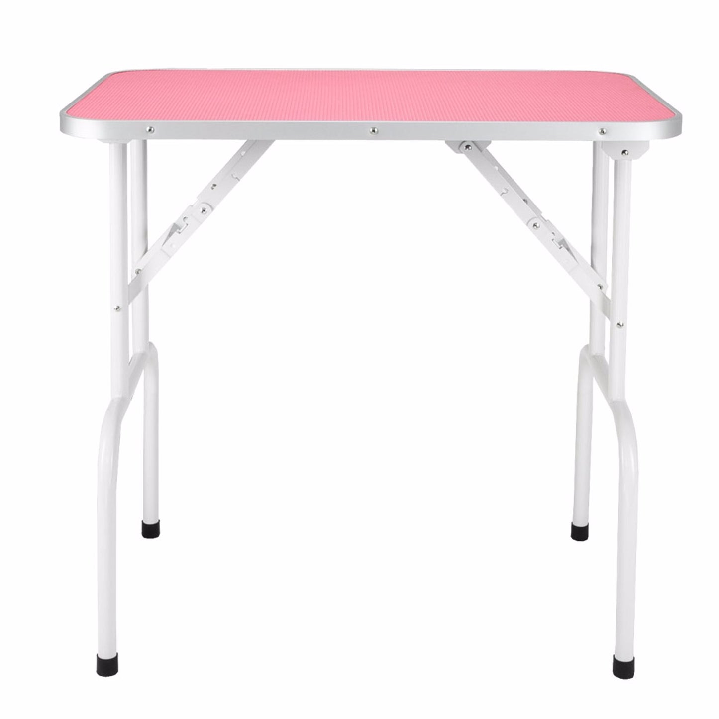 32" Foldable Pet Grooming Table with Adjustable Arm Pink